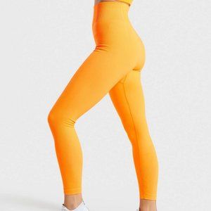 Gymshark 🔥Ultra Seamless Leggings Neon Orange NWT